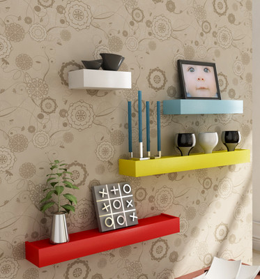 64% OFF on Home Sparkle Wall Nesting Wooden Wall Shelf Number of Shelves - 4, Multicolor 64% OFF on Home Sparkle Wall Nesting Wooden Wall Shelf Number of Shelves - 4, Multicolor