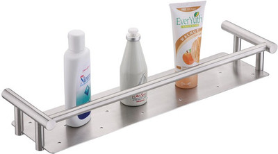 Doyours Multipurpose 400mm Stainless Steel Wall Shelf Number of Shelves - 1, Steel