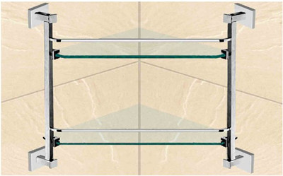 9% OFF on SIPCO Stainless Steel Wall Shelf Number of Shelves - 2, Steel 9% OFF on SIPCO Stainless Steel Wall Shelf Number of Shelves - 2, Steel