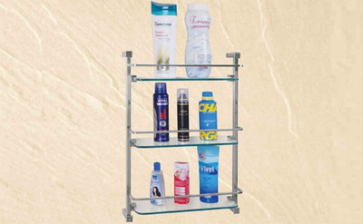 9% OFF on SIPCO Stainless Steel Wall Shelf Number of Shelves - 3, Steel 9% OFF on SIPCO Stainless Steel Wall Shelf Number of Shelves - 3, Steel