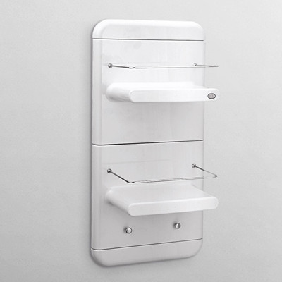 2% OFF on Pebbleyard Plastic Wall Shelf Number of Shelves - 2, White 2% OFF on Pebbleyard Plastic Wall Shelf Number of Shelves - 2, White