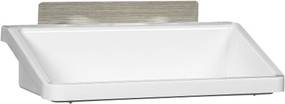 Cosmosgalaxy Bathroom Storage Shelf Plastic Wall Shelf Number of Shelves - 1, White Cosmosgalaxy Bathroom Storage Shelf Plastic Wall Shelf Number of Shelves - 1, White