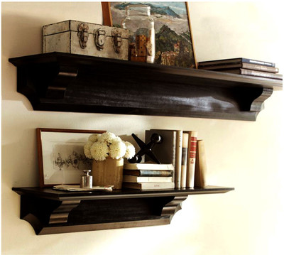15% OFF on LifeEstyle Wooden Wall Shelf Number of Shelves - 2, Black 15% OFF on LifeEstyle Wooden Wall Shelf Number of Shelves - 2, Black