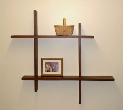13% OFF on LifeEstyle Wooden Wall Shelf Number of Shelves - 4, Black 13% OFF on LifeEstyle Wooden Wall Shelf Number of Shelves - 4, Black