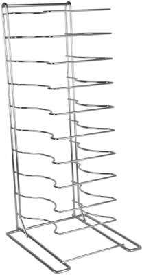 50% OFF on Tirupati Pizza Pan Rack Stand Stainless Steel Wall Shelf Number of Shelves - 10, Steel 50% OFF on Tirupati Pizza Pan Rack Stand Stainless Steel Wall Shelf Number of Shelves - 10, Steel