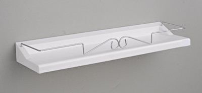 11% OFF on Pebbleyard Plastic Wall Shelf Number of Shelves - 1, White 11% OFF on Pebbleyard Plastic Wall Shelf Number of Shelves - 1, White