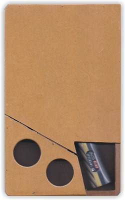 GKI Offensive XX 0 Table Tennis Racquet (Multicolor, Weight - 490 g) 