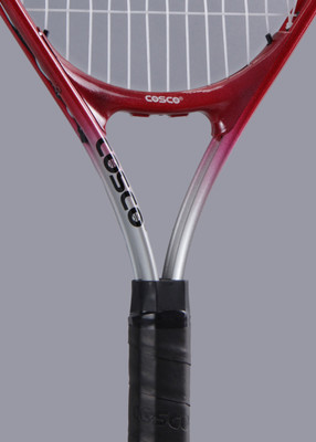 Cosco-23 Tennis Racquet (Silver, Red, Green) 