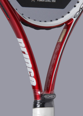Prince Exo3 Hornet 100 FR S3 Strung Tennis Racquet (White, Red) 