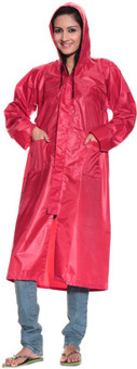 BS SPY 2 Piece Women'S Long Coat With Cap Solid Women's Raincoat - RNCE8UQ9K6FYGEB6