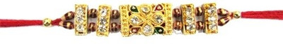 Mohans Rakhi Floral, Gold Plated Design Rakhi Mohans Rakhi Floral, Gold Plated Design Rakhi