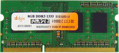 65% OFF on Dolgix Unbuffered DDR3 8 GB Laptop (Dol8gd3so1333) 65% OFF on Dolgix Unbuffered DDR3 8 GB Laptop (Dol8gd3so1333)
