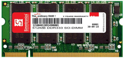 12% OFF on Simmtronics RAM DDR 512 MB Laptop (DLSD1SIM0005) 12% OFF on Simmtronics RAM DDR 512 MB Laptop (DLSD1SIM0005)