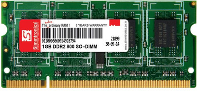 22% OFF on Simmtronics RAM DDR2 1 GB Laptop (DLSD2SIM0010) 22% OFF on Simmtronics RAM DDR2 1 GB Laptop (DLSD2SIM0010)