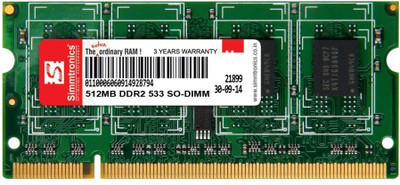 14% OFF on Simmtronics RAM DDR2 512 MB Laptop (DLSD2SIM0001) 14% OFF on Simmtronics RAM DDR2 512 MB Laptop (DLSD2SIM0001)