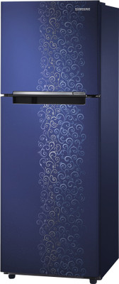 Samsung 253 L Frost Free Double Door Refrigerator (RT27JSRZAUT/TL, Pebble Blue) 