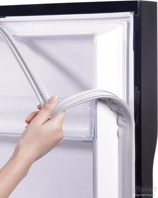 Hitachi 382 L Frost Free Double Door Refrigerator (R-VG400PND3- (GBK), Glass Black) 