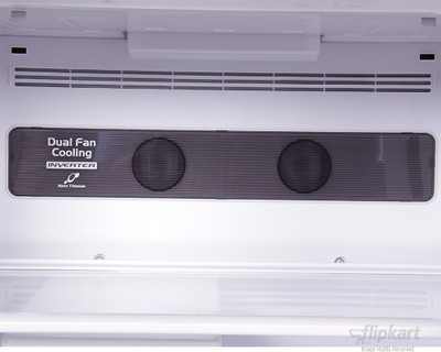 Hitachi 382 L Frost Free Double Door Refrigerator (R-VG400PND3- (GBK), Glass Black) 