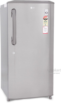 LG GL-225BPZL 215 L Single Door Refrigerator Shiny Steel