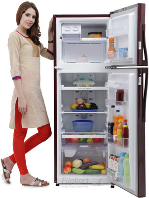 Whirlpool 265 L Frost Free Double Door Refrigerator (NEO FR278 ROY 3S, Wine Gloria) 