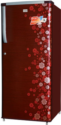 GEM 180 L Direct Cool Single Door Refrigerator (GRD 2004BRWC/DGWC, Burgundy Red) 