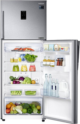 SAMSUNG 415 L Frost Free Double Door Refrigerator (RT42K5468SL, Easy Clean Steel) 