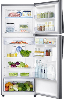 SAMSUNG 394 L Frost Free Double Door Refrigerator (RT39K5458SL, EZ Clean Steel) 