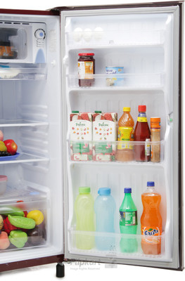 Electrolux 190 L Direct Cool Single Door Refrigerator (EJ203LTEBE, EURO Burgundy Eva) 