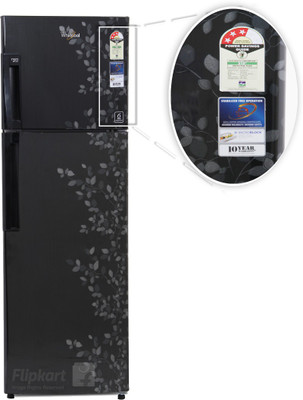 Whirlpool 292 L Frost Free Double Door Refrigerator (NEO FR305 ROY PLUS 3S, Imperia Black) 