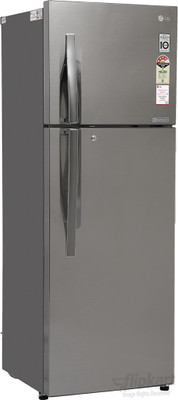 LG GL-D372JPZL.DPZZEBN 335 L Double Door Refrigerator Shiny Steel