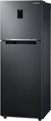 SAMSUNG 272 L Frost Free Double Door Refrigerator (RT30K3983BZ/HL, Tender Lily Black) 