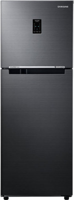 SAMSUNG 272 L Frost Free Double Door Refrigerator (RT30K3983BZ/HL, Tender Lily Black) 
