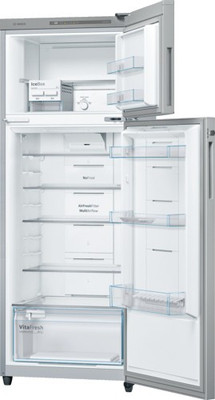 Bosch 347 L Frost Free Double Door Refrigerator (KDN43VS20I, Silver) 