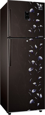 SAMSUNG 272 L Frost Free Double Door Refrigerator (RT30K3983BZ/HL, Tender Lily Black) 