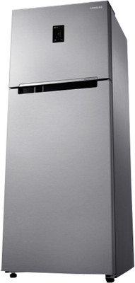 SAMSUNG 415 L Frost Free Double Door Refrigerator (RT42HDAGESL, Real Stainless) 