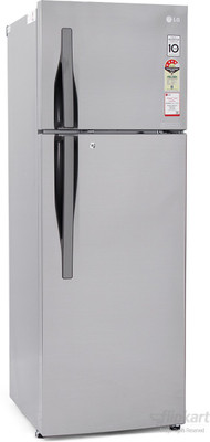 LG GL-M322RPZL.APZZEBN 310 L Double Door Refrigerator Shiny Steel