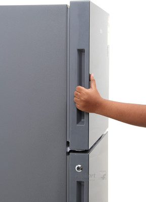 Haier 270 L Frost Free Double Door Refrigerator (HRF-2904PKG-R, Black Glass) 