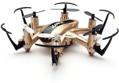 Toys Bhoomi Nano Hexacopter 2.4G 4CH 6Axis Headless Mode - Micro Quadcopters Professional Drones Flying Helicopter (Gold)