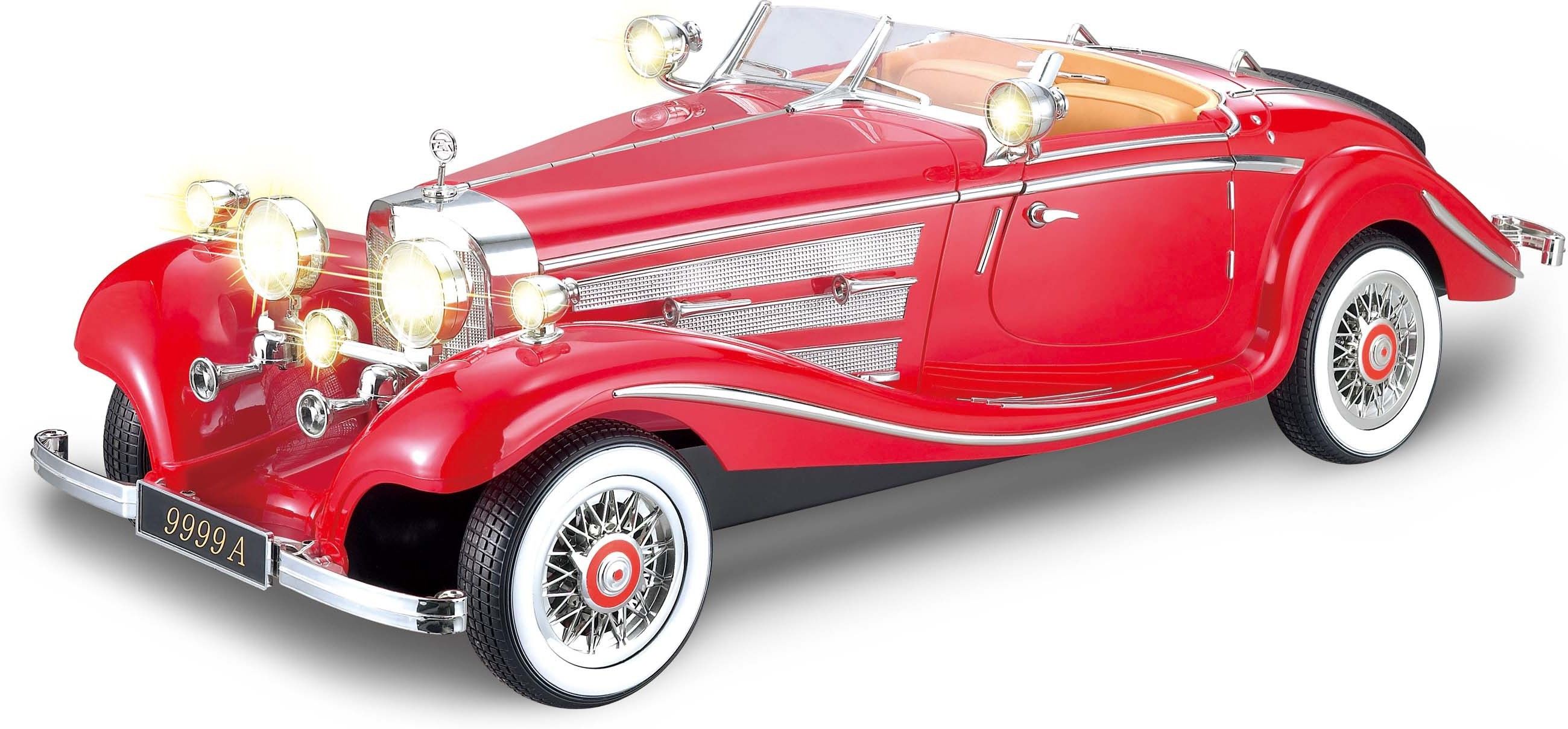 Toys Bhoomi 15 Scale RC German MercedesBenz 500k Roadster HUGE Vintage Cars 15 Scale RC