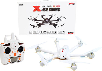 Toys Bhoomi Headless Mode Hexacopter - 2.4G 6 Axis Gyro 3D Roll (White)