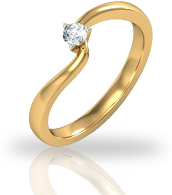 35% OFF on JacknJewel Gold Diamond 18 K Ring