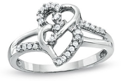 27% OFF on EJewelBay Gold Diamond 14 K Ring