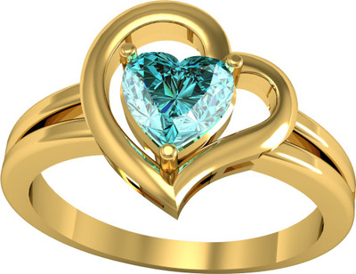 75% OFF on Suvarnadeep Sterling Silver Zircon Yellow Gold Plated Ring 75% OFF on Suvarnadeep Sterling Silver Zircon Yellow Gold Plated Ring