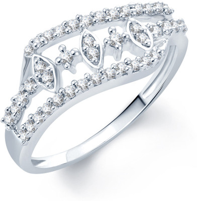 68% OFF on Sukkhi Alluring Alloy Cubic Zirconia Rhodium Plated Ring