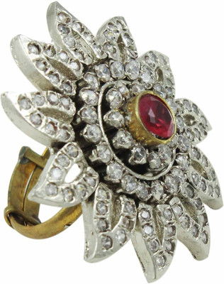 40% OFF on The Art Jewellery Brass Black Silver Plated Ring 40% OFF on The Art Jewellery Brass Black Silver Plated Ring