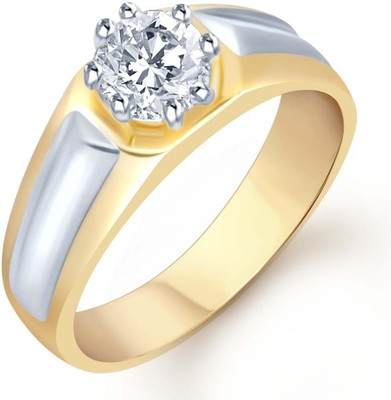 65% OFF on Sukkhi Alloy Cubic Zirconia 18K Yellow Gold, Rhodium Plated Ring