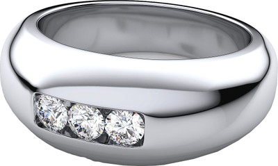 23% OFF on EJewelBay Gold Diamond 14K White Gold Plated 14 K Ring