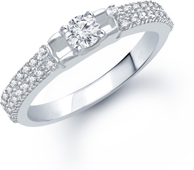75% OFF on VK Jewels VK Jewels Fancy CZ Ring Alloy Cubic Zirconia Rhodium Plated K Ring