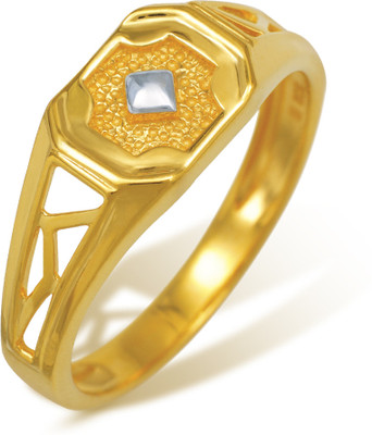 5% OFF on Nishtaa Yellow Gold Cubic Zirconia 22 K Ring