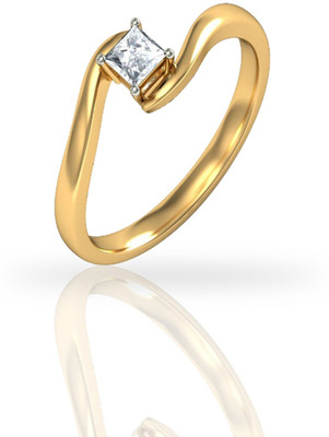 35% OFF on JacknJewel Gold Diamond 18 K Ring